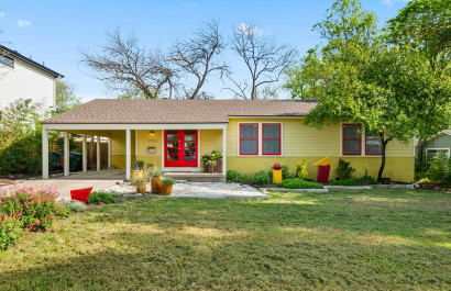 Colorful cottage for sale in Austin's Brentwood neighborhood